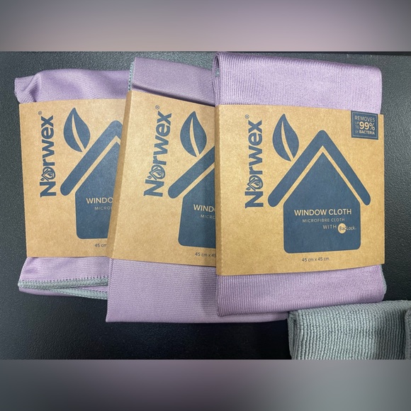 Norwex windows cloth and enviro cloth 3 each - Picture 2 of 5